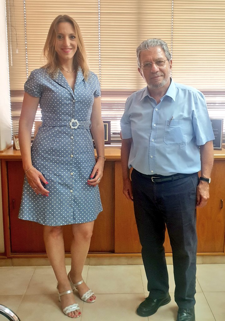 NogaCaspi's tweet photo. Always a pleasure to meet a dear friend of Israel - President of the #Cyprus🇨🇾 - #Israel🇮🇱 Business Association Mr Christakis Papavassiliou

This time in the premises of @shohamcy #Limassol representing #ZIM🇮🇱 in 🇨🇾

@zimshipping marks its 75th anniversary https://t.co/irsYWs8gQ9