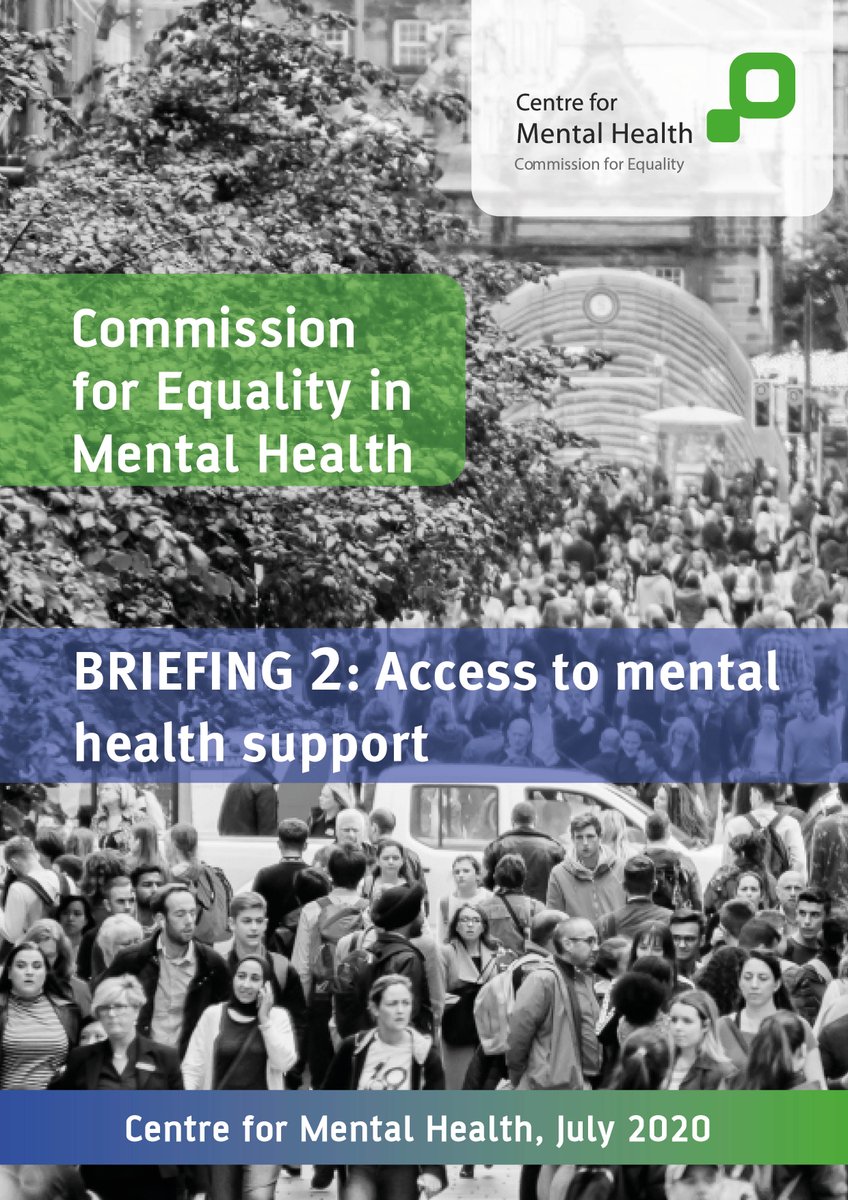 REPORT: Our new <a href="/MH_Equality/">CommissionforEquality</a> briefing shows that there are clear inequalities in mental health when it comes to being able to access #MentalHealth services. 

Find out more: centreformentalhealth.org.uk/commission-equ… #EqualityInMentalHealth