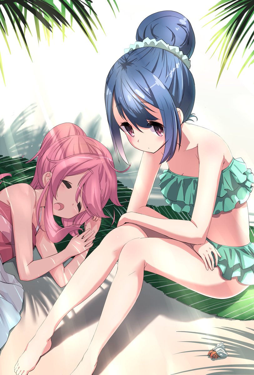 各務原なでしこ ,志摩リン 「サバキャン絵まとめ。
あれ…なでしこ…
#ゆるキャンΔ 」|えぬつー@お仕事募集中のイラスト
