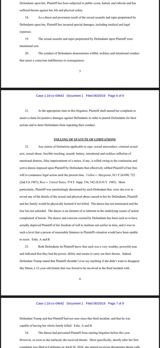 Here is Donald Trumps involvement with Epstein.