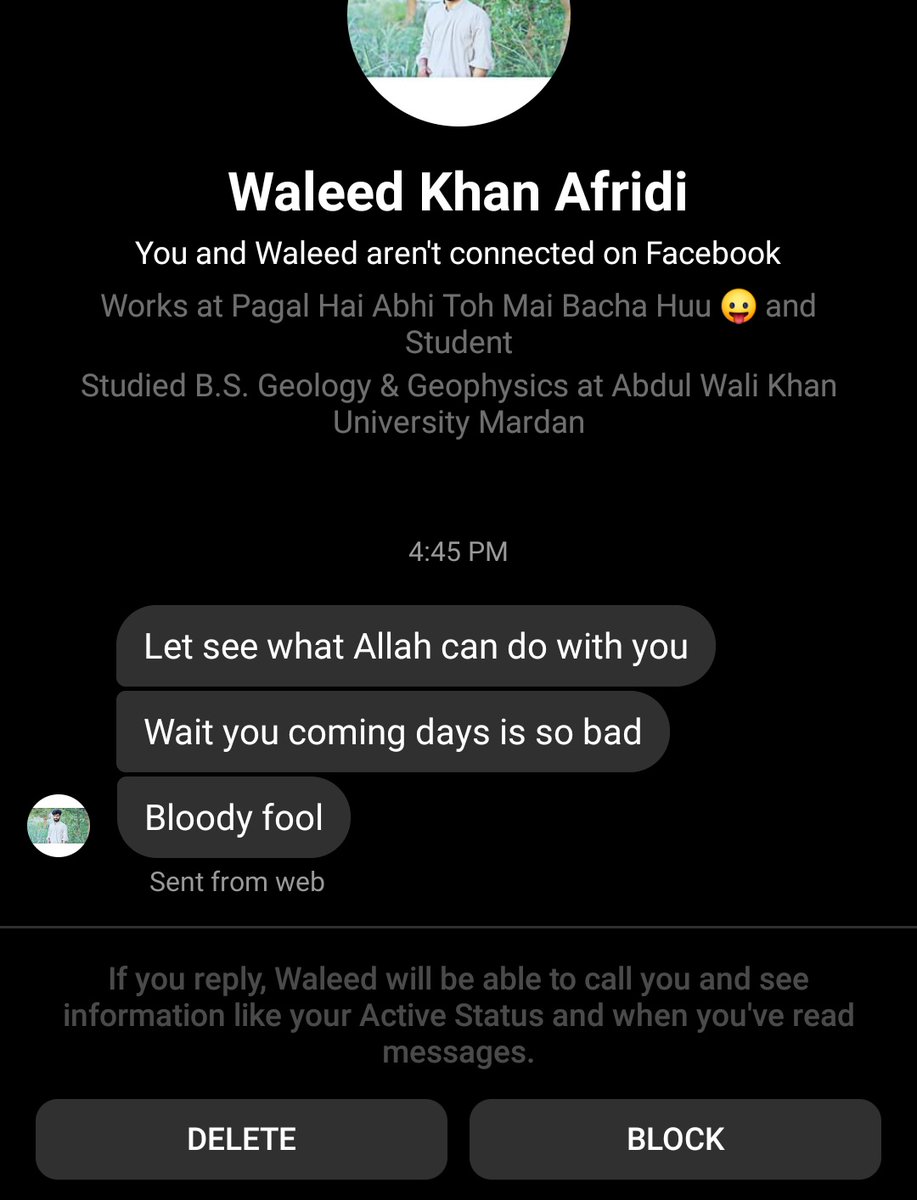 zarakayk's tweet photo. So, I had over 600 messages from people in Pakistan and they raided my account over night. 
And @Facebook still hasn't updated their algorithm to detect mass reporting. 
But here's some of the messages. 
@ExmuslimsOrg https://t.co/rizO1zwpJj