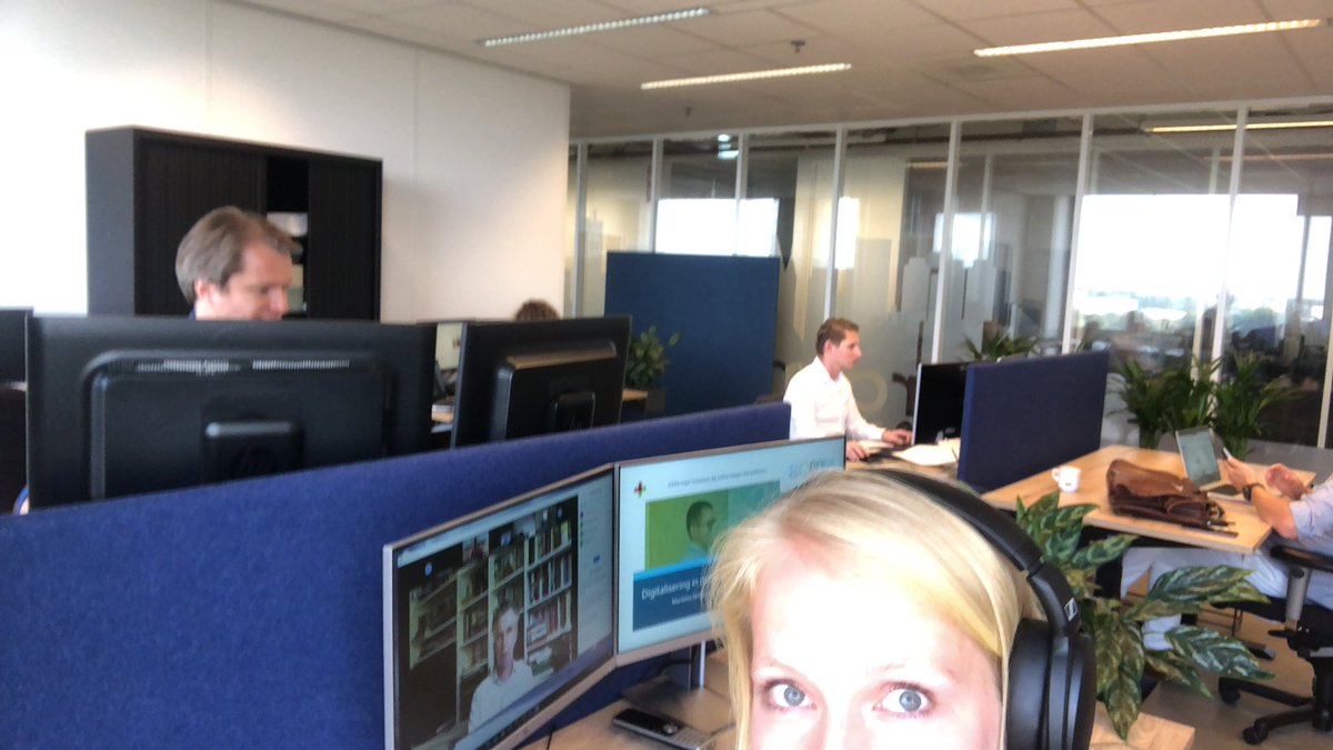 Webinar voor huisartsen over digitalisering in de huisartsenpraktijk. Vanuit de webinar techniek room alles onder controle voor 180 deelnemers! #ICTRaad @ZorgImpuls #OPEN #digitalisering