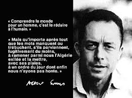 haines stupides qui déshonorent notre pays »Réponse adroite mais qui montre que si le nazisme est bien, pour Camus, la peste brune, le colonialisme ne peut être traité conjointement, dans une perspective semblable. Et le « problème » qu’il représente, est placé sur un plan moral