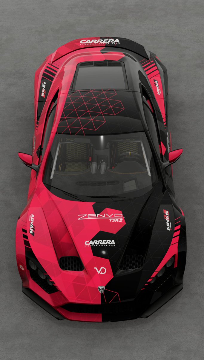 I love how punchy the contrast is on this one! Hexagonal livery