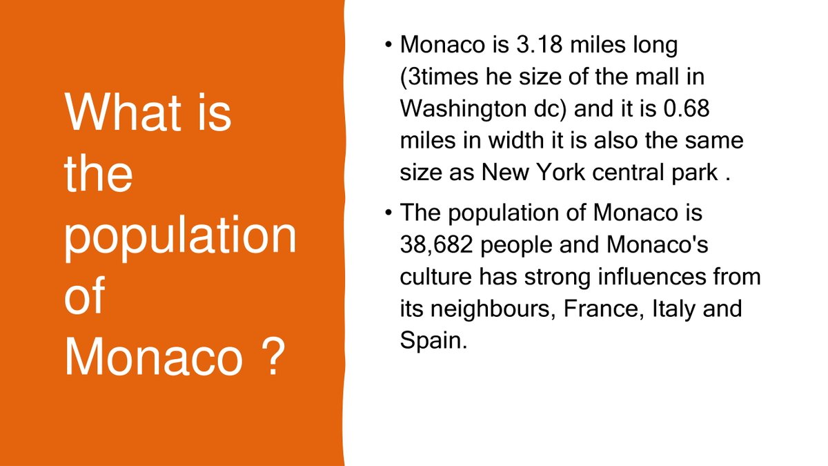 mrs_dossett's tweet photo. A selection of slides from the fantastic presentation from Billy and Harry on Monaco @AP_Deanery @MFL_Deanery #deaneryprojects #Monaco๐ฒ๐จ https://t.co/cMmitd2nhw