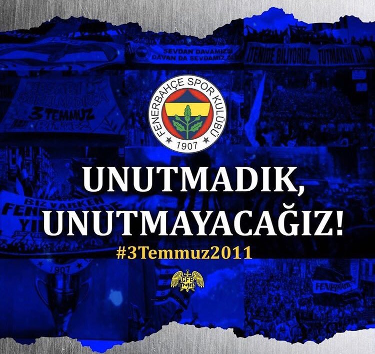 Hain bir örgütün kahpece kumpasına karşı sarsılmaz bir direniş, bir Fenerbahçe Destanı! 

3 TEMMUZ'U UNUTMADIK, UNUTTURMAYACAĞIZ! #BirFenerbahçeDestanı