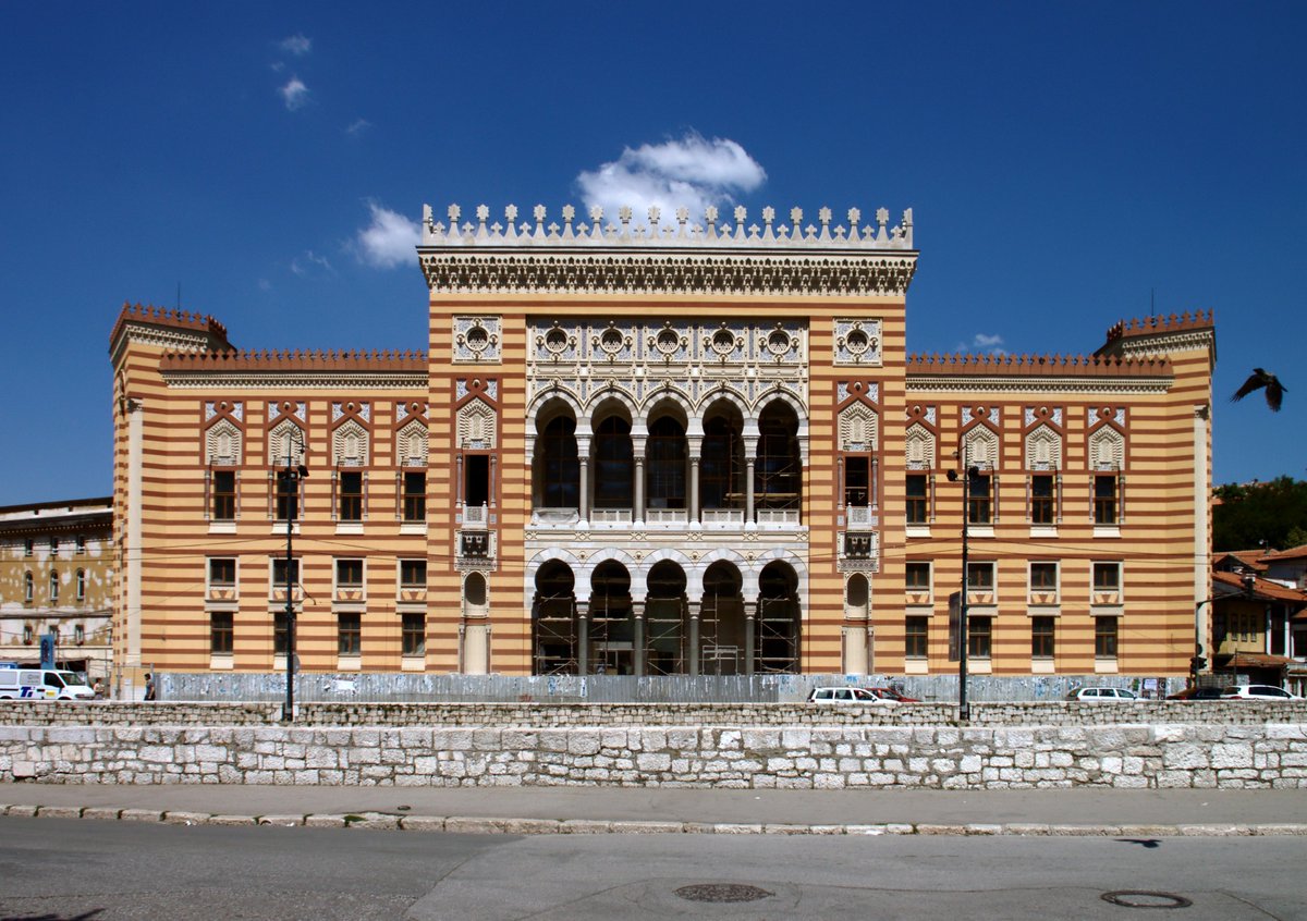 7/ Sarajevo City Hall, Bosnia and Herzegovina