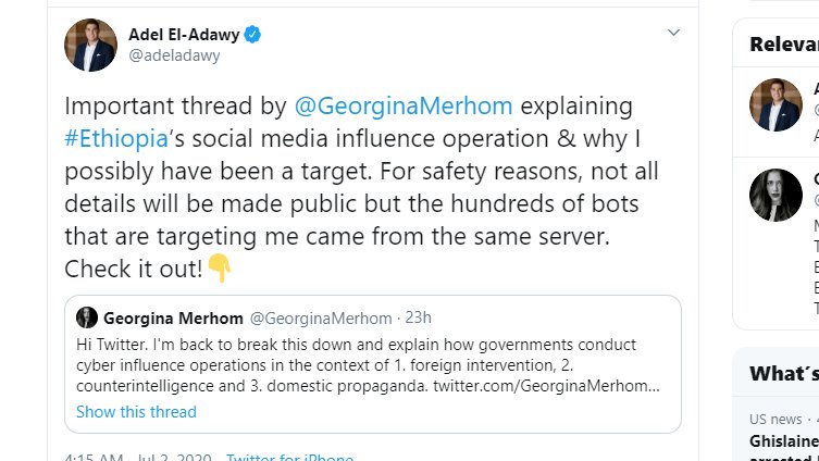 And there's this. In previous tweets, he pushed the notion he was a target of cyber-attack as a fact. Now it's possibly. It gets better...