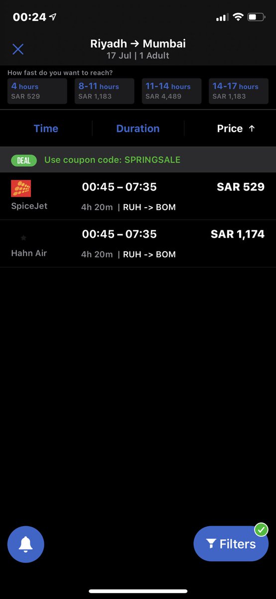 AjayChaubey11's tweet photo. This flight will also be canceled 100% but the booking of @flyspicejet is going on, why? This is the game of #creditshellscam @HardeepSPuri @pravasilegalcel @DGCAIndia @MoCA_GoI @narendramodi @HMOIndia @ABPNews #AskHardeepSPuri https://t.co/j8B9grAFIQ
