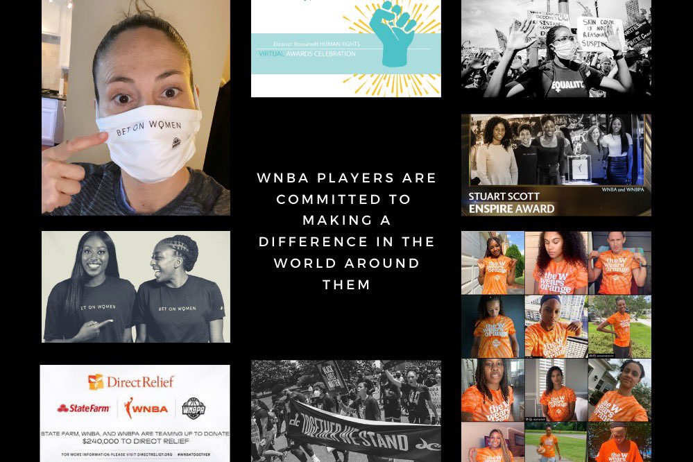 “The reason why you see athletes leading the charge when it comes to social change is because ...it’s in our DNA.” https://t.co/ov0kaEkRCN