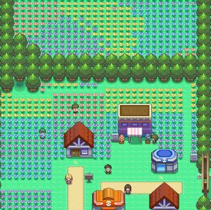 There’s a park in Japan where it looks exactly like Floaroma town in Sinnoh 🌸🌼