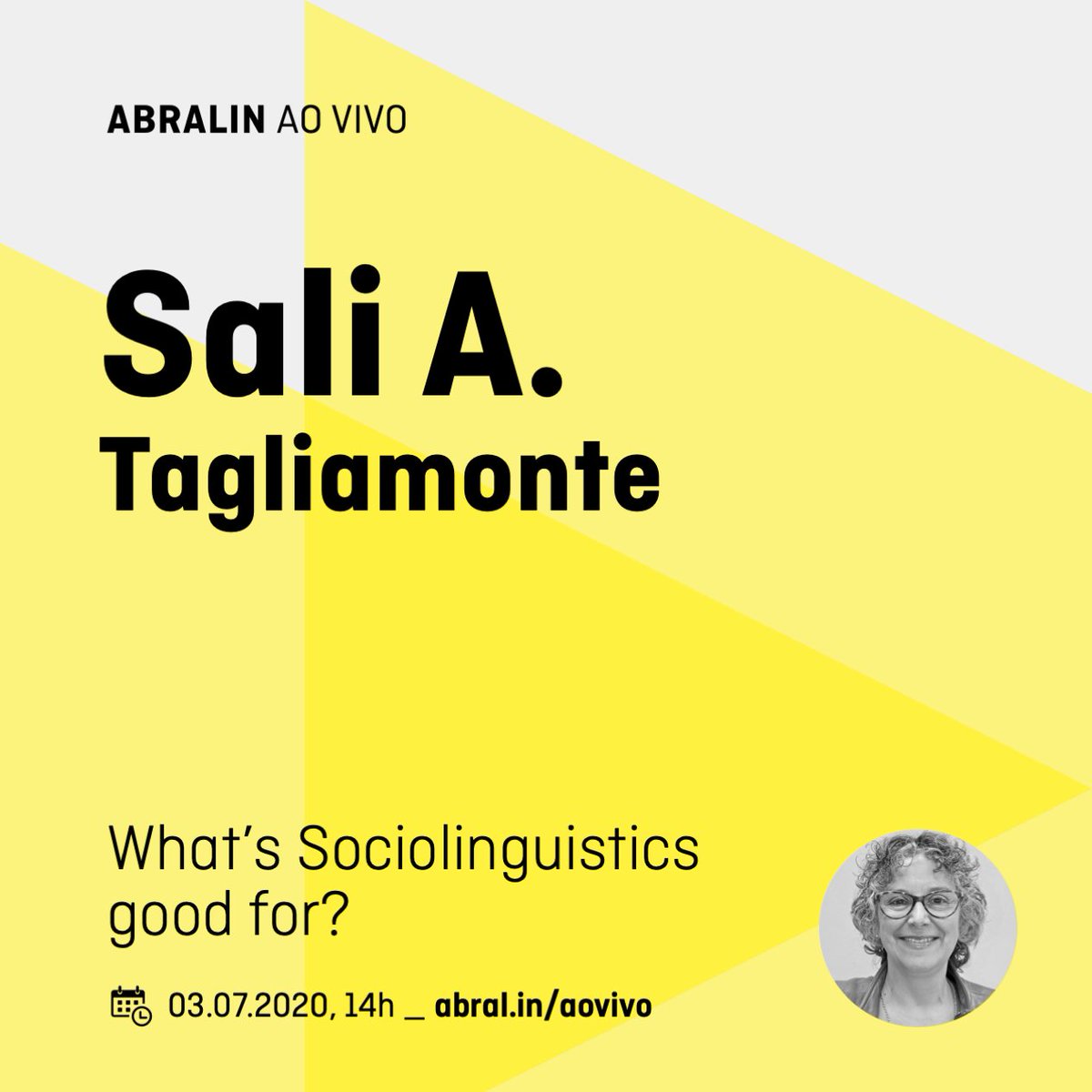 Just a reminder to anyone interested in Sociolinguistics, Fieldwork or Ontario Dialects.
aovivo.abralin.org. Follow Abralin at instagram.com/abralin_oficial. All the lectures are also available on Abrali'n YouTube channel: youtube.com/abralin.