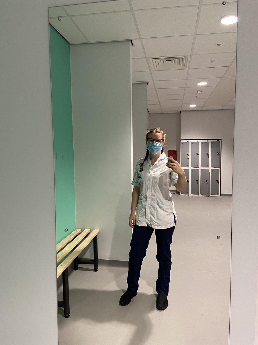 CharisduttonRD's tweet photo. First day at the new hospital done. ❤️ Masks still in full force. Hoping my lungs will be stronger with all the stairs and mask wearing. 😷 #new #hospital #COVIDー19 #mask https://t.co/sevP7hvoFd