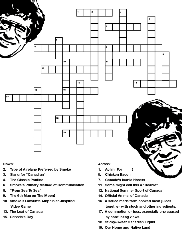 poutinerie's tweet image. How&apos;s your SMOKE-IFIED Canadiana Trivia Skills? Keep those vacation vibes going with our #PoutineGames crossword puzzle🤘 FIRE IT UP!!!