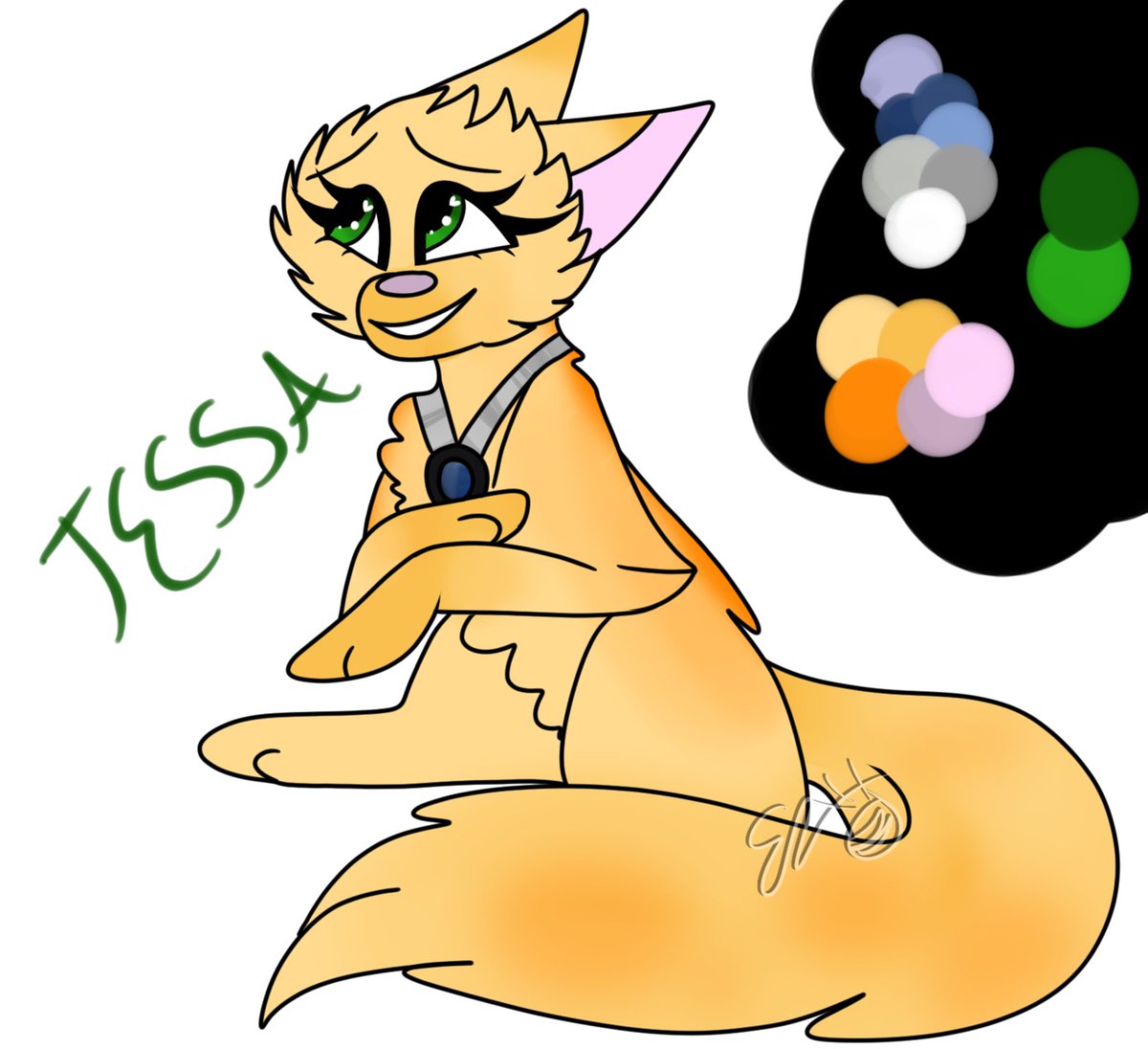 Sweet_Staars's tweet image. Updated Tessa’s ref!! I also included the old one I did last year for comparison!! 

#clipstudiopaintart #surfaceproart