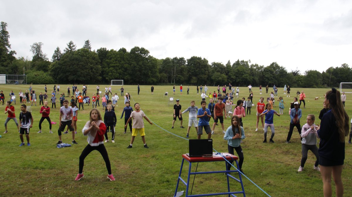 Today we celebrated the last day of this academic year with a socially distanced monster motivation fitness session with 8 year groups on our amazing fields #PE #Health #Wellbeing #SchoolsOut #SummerHolidays
