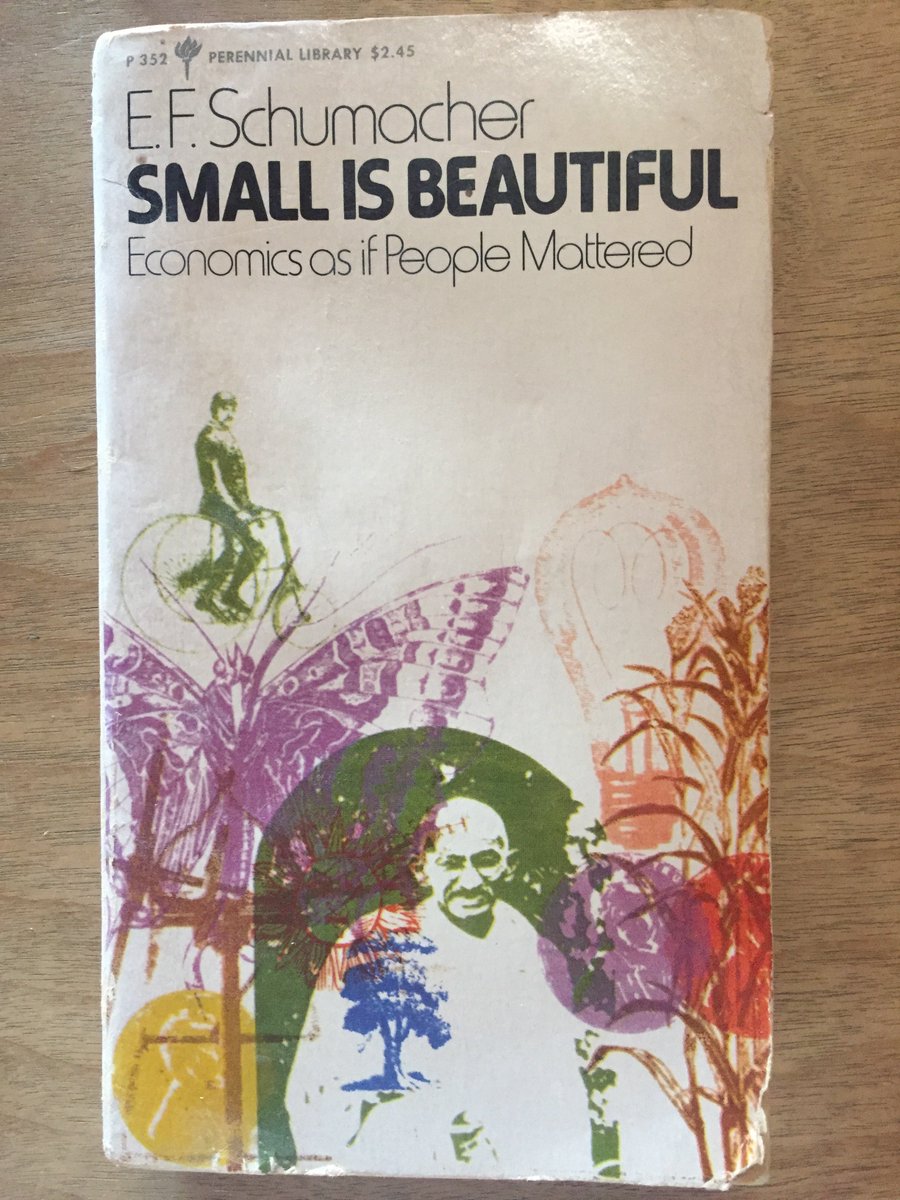 Schumacher Center For A New Economics 1973 E F Schumacher Published Small Is Beautiful A Study Of Economics As If People Mattered The Book Went On To Be Translated