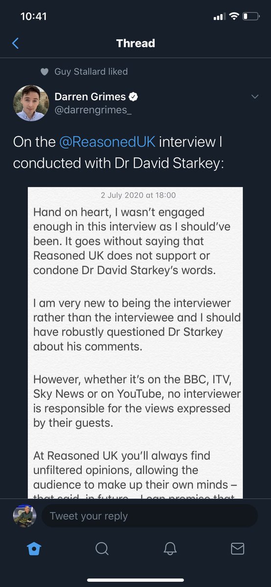 In this interview David Starkey said:‘Slavery was not genocide, otherwise there wouldn't be so many damn blacks in Africa or in Britain would there?’This interview was pushed on platforms and gained thousands of viewsThe saga is so disgusting I feel physically sick