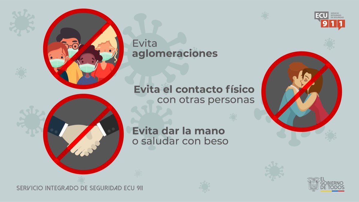 ECU911PVO's tweet photo. #PrevenciónCOVID19 
¡Por ahora, estar lejos es estar más seguros!
Mantener el distanciamiento entre personas es la mejor herramienta para desacelerar la propagación del virus. https://t.co/6jHzsX9kO9