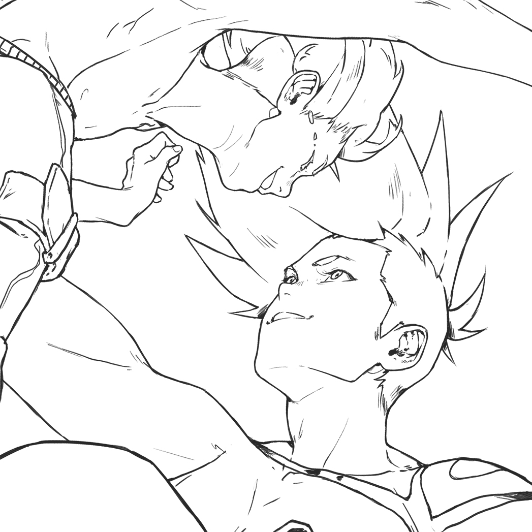 Crop from my Patreon WIP! 
Baby's first Galolio ? 