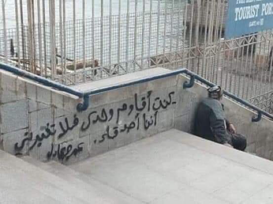 كُنت أقاوم وحدى ، فلا تُخبرنى أننا أصدقاء ..