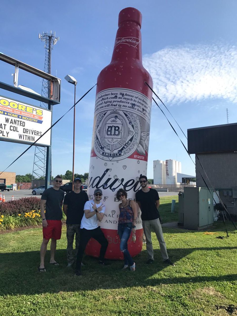 RealJoeBoyle's tweet photo. @budweiserusa Don’t worry boys, we can sit on each other’s laps 🇺🇸🇺🇸🚨🚨 @ZachJonas21 @kinzler_jeff @McKendryMM12 https://t.co/apEBz3rJrG