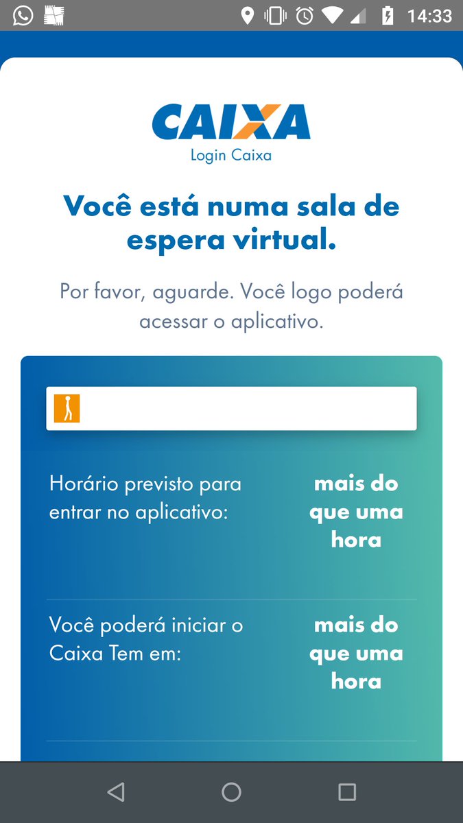 dinhojj's tweet photo. Realmente um descaso total com as pessoas @Caixa @governofederal desde as 8 hrs da manhã aguardando e qdo chega minha vez aparece sua sessão inspirou e volta tudo ao início decepção total @DatenaOficial @balancogeral @CesarTralli @jornalhoje @jornalnacional https://t.co/pSaLJWh5T0