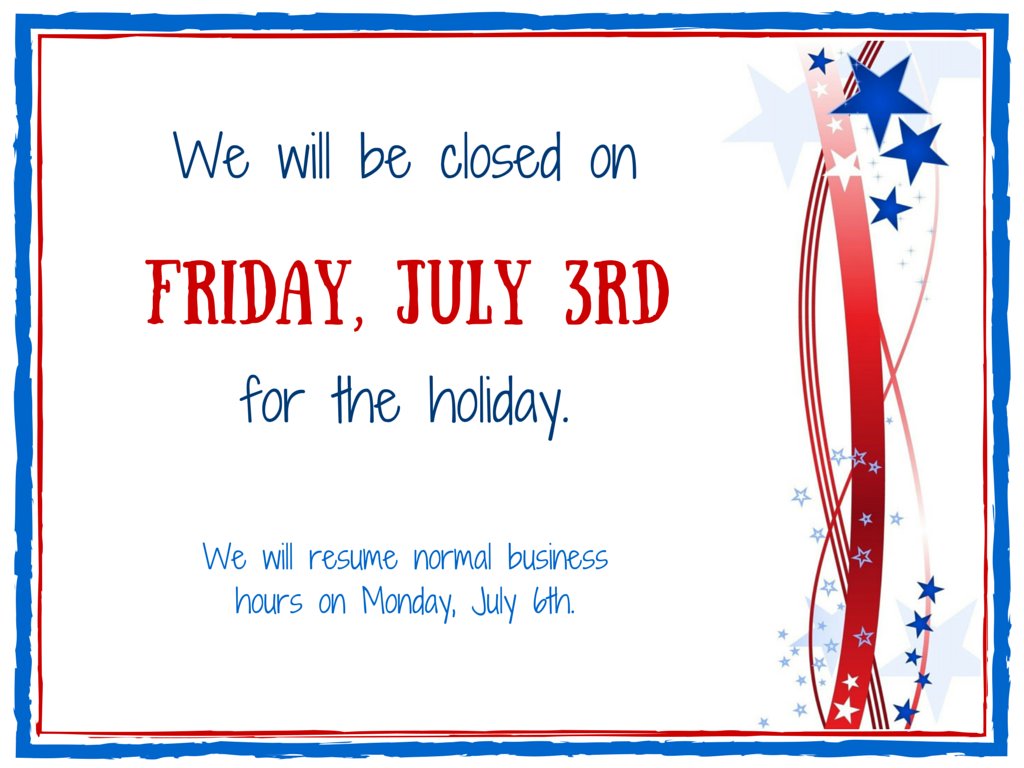 ACCRI's tweet image. Please be advised our office will be closed on Friday, July 3rd in observance of Independence Day. We will be back on Monday, July 6th. If you need assistance please contact your clinician directly.