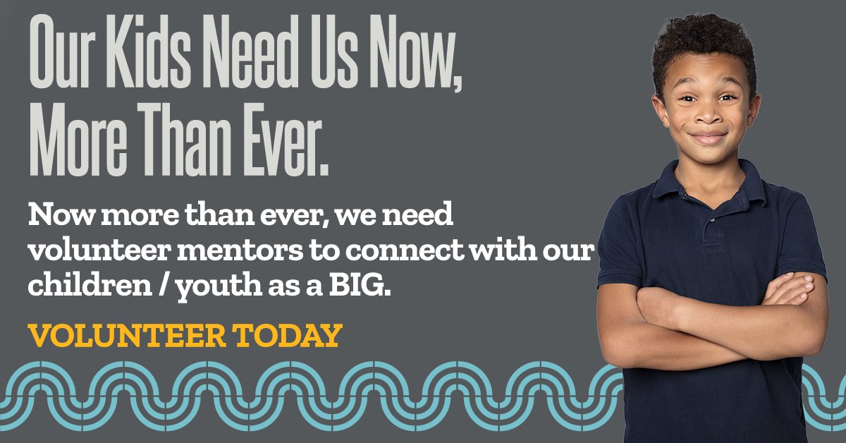 BGCBigs's tweet photo. CALL FOR VOLUNTEER BIGS! ๐ฃ
Now more than ever, we need YOU to step as a volunteer mentor to connect with our children as a BIG.
Join us for one of our virtual open houses and learn more about what becoming a BIG is all about. https://t.co/fUkKVGL2eX
#BiggerTogether #YEG https://t.co/gKLIud96zw