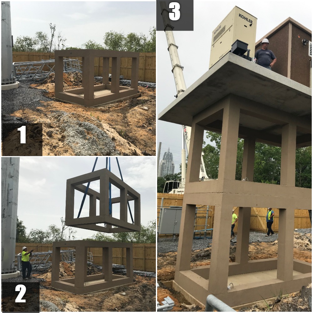 Here are photos from a happy customer in Alabama, where they learned that Kenner Chain Walls, provided by Forterra, are as easy as 1…2…3! #Forterra #chainwall forterrabp.com