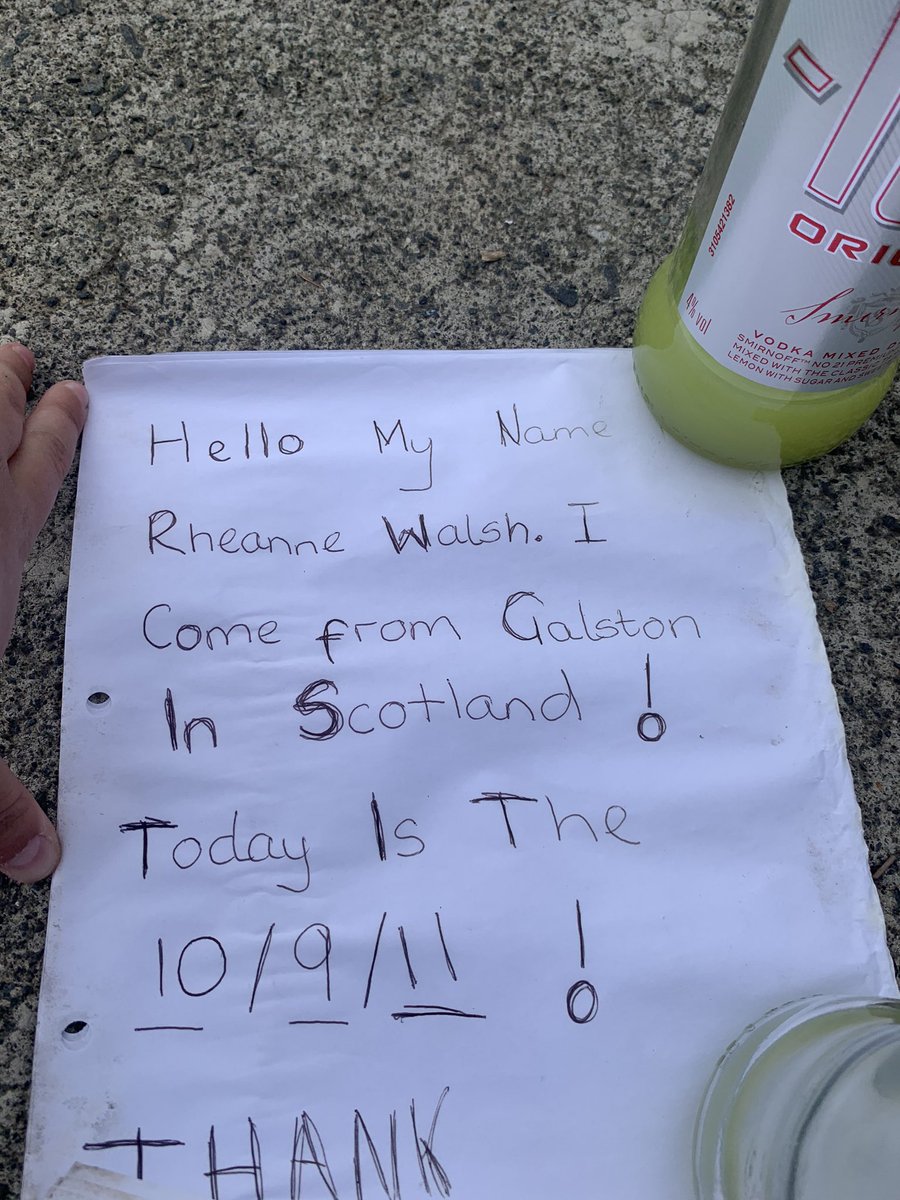kaydence1902x's tweet photo. can any one help us find this girl? ive just found this bottle with a note in it from 2011! 🤣 https://t.co/ZxPhuFuL73