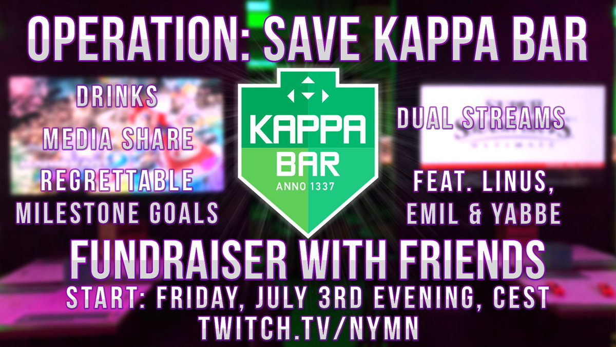 Thank you all for your support. The stream will be on tomorrow. We'll have a toast to Byron &amp; try to create a happy atmosphere for anyone that needs a distraction.

Any money raised beyond the goal will be donated to American Foundation for Suicide Prevention (or similar)