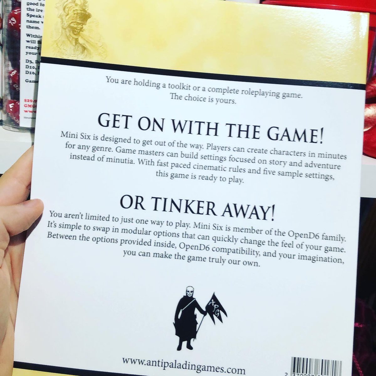 diogo_oldskull's tweet photo. I really like #StarWarsD6 #TTRPG, so I thought I would take a look at #MiniSix! Looks fun and highly hackable! https://t.co/pHlIlZ3OyX