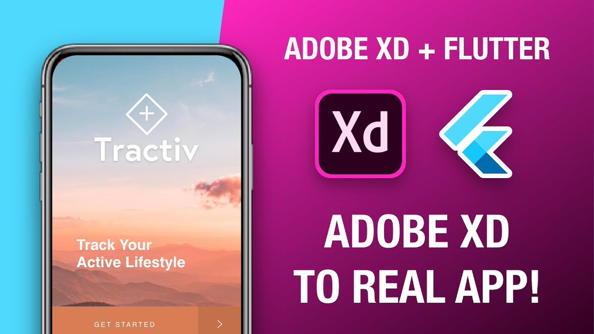 AdobeXD's tweet photo. #AdobeXD &amp; @FlutterDev are a powerful combination. Watch @punitweb turn a design in XD into a real app in Flutter in minutes using the XD to Flutter preview: https://t.co/yix5qU2BVp https://t.co/m9t04u6T6u