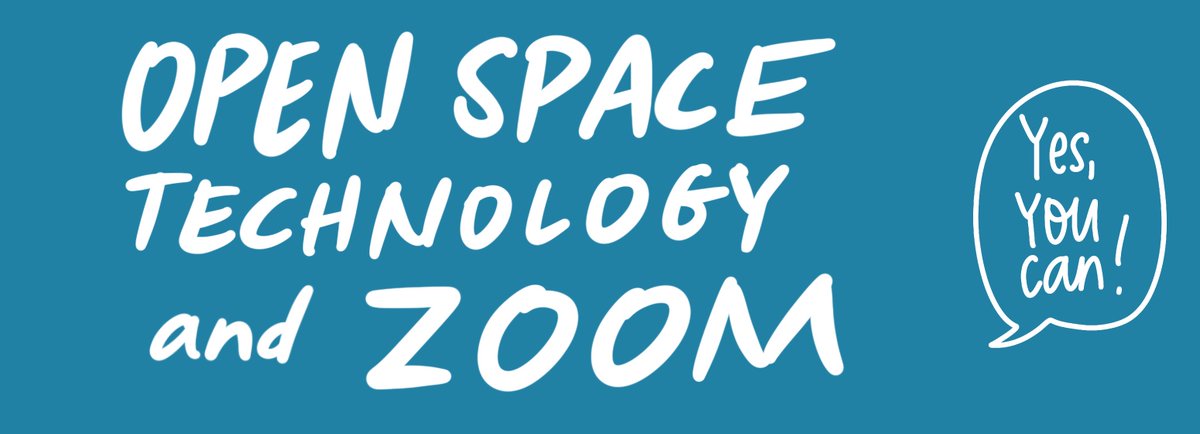 New writing + illustrations on my recent Open Space experiment. Open Space enables groups to co-create an agenda, and move between conversations. It can work in Zoom, and it's worth the effort.  https://drawingchange.com/open-space-technology-and-zoom-flexible-online-spaces/ with resources from  @AmandaFenton and  @chriscorrigan