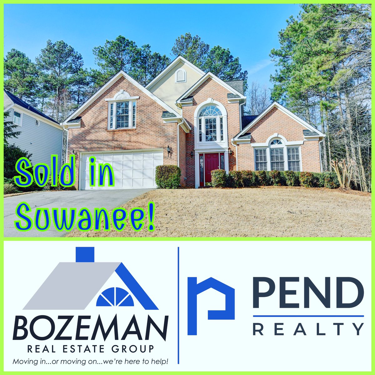 amiebozeman's tweet photo. Closed on this #Morningview home in #SuwaneeGA today! https://t.co/T9ovzRxPMa
#movingcallus #bozemanrealestategroup #bozemanrealestategroupatl #listyourhome #sellahome #homesellers #homesold #homesoldbyus #sellinghomes #listingagent #bestofzillow #gwinnettcounty #gwinnett https://t.co/SorLfp0A7B
