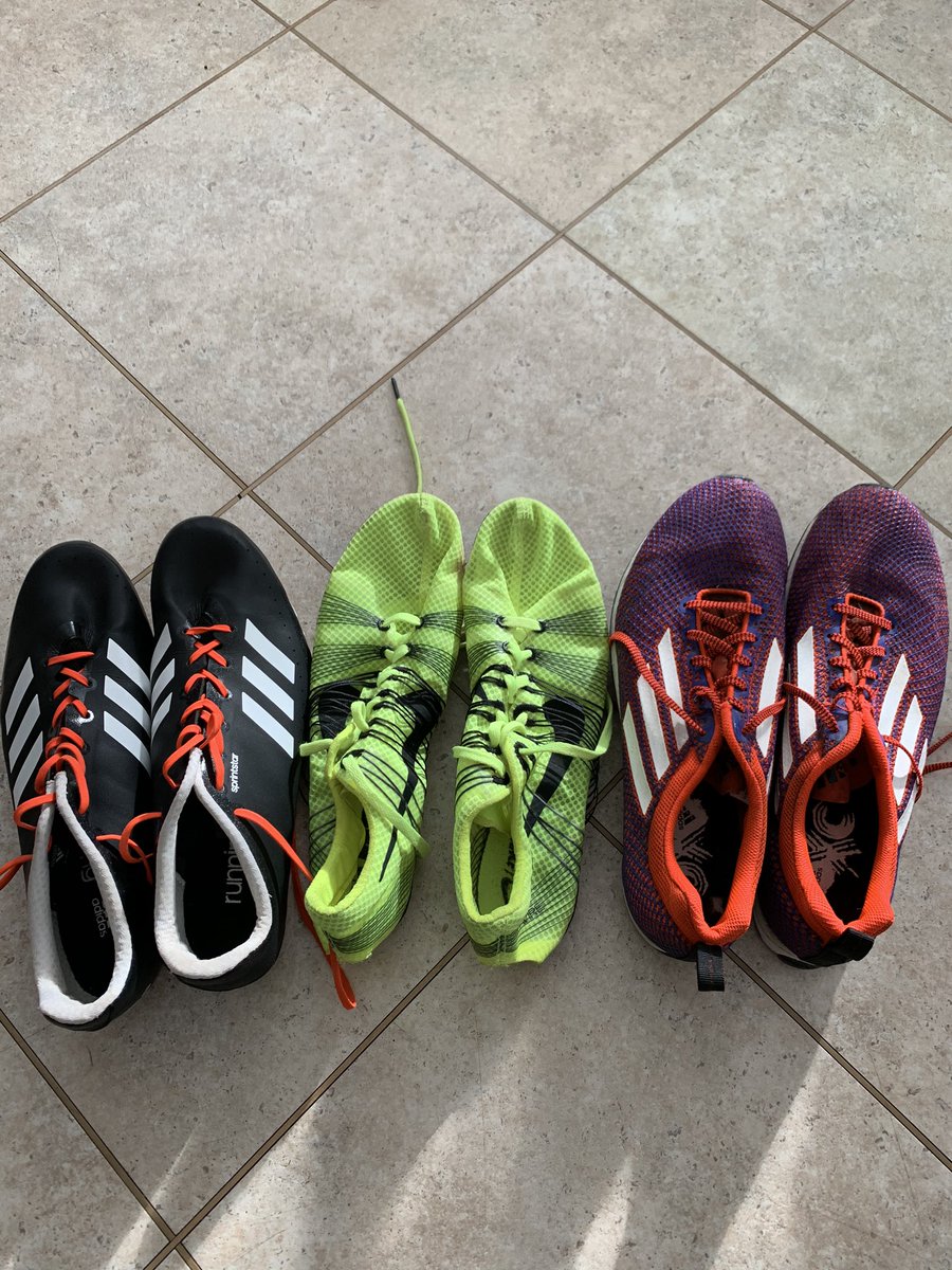 hello_imkelsey's tweet photo. Any young athletes needing spikes please get in touch 👟

Having a clear out and got a few pairs of old spikes to give away, all size 8.5 (postage only)❗️Prioritising U13/15/17s 🏃🏻‍♀️

Adidas Sprintstar - 100m-400m
Nike Zoom Victory - 400m-1500m
Adidas XCS - Cross Country https://t.co/SYuOsuGy1o