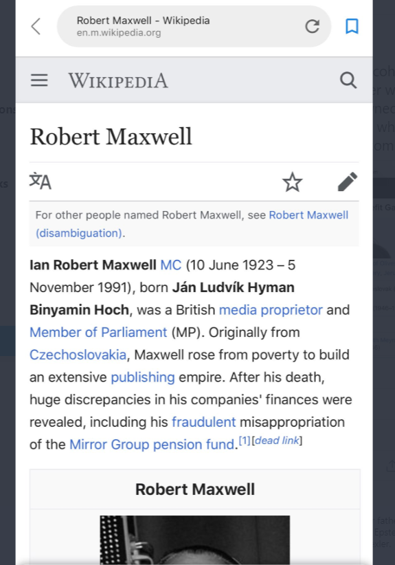 New Q Q saying Epstein was the puppet. Maxwell was his handler. Epstein was used and funded by billionaires to blackmail key pols and CEOs in USA through child rape, etc. Robert Maxwell was Ghislaine's father. Ultimately it's likely the Mossad who was managing Epstein.