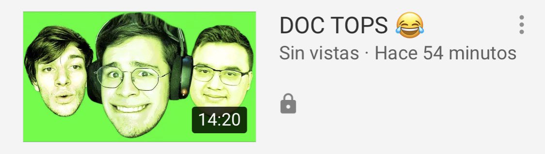 3pm en el canal principal. 🤫