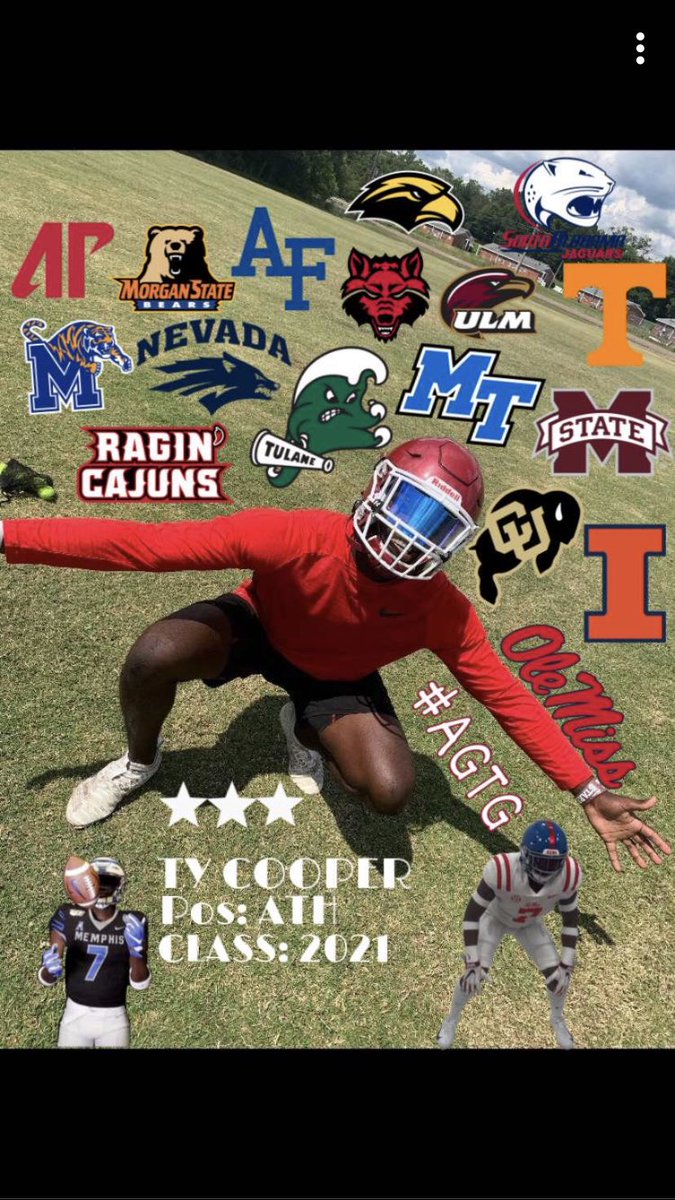 Ty_7_Cooper's tweet image. Who will it be??????👀
#Road to Commitment😎