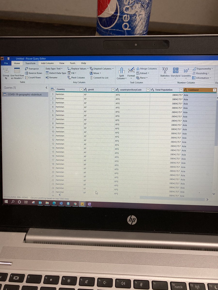 head_data's tweet photo. Data cleansing in Query Editor always tests my patience before visulaing the data !
 @MSPowerBI 

#analyticphilosophy #analyticsx #analytic #analyst #analyticalmind #dataanalytics #analyticalchemistry #businessanalytics #analyse #analytical360 #analyticalskills #data #datascience https://t.co/PoJwqUtGds