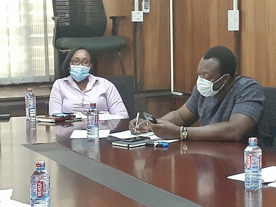 stedjoha's tweet photo. With COVID-19, the risk is apparent, the need is even more dire. We need to respond. Planning committee of the Ministry of Gender, Children and Social Protection meet to discuss strategies for the 2020 Commemoration of the World Day Against Trafficking in Persons (Blue Day) https://t.co/GqbNdo043N