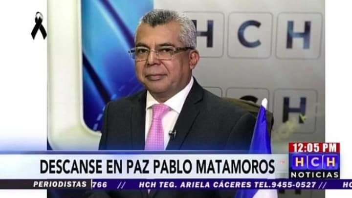 MarcoviaHd's tweet photo. 🚨#UltimaHora🚨
#SomosTelemarcoviaHD
#Somos24/7
 Fallece en Tegucigalpa el coordinador de prensa de HCH abog Pablo Matamoros.
QDDG. 
 #HastaLuegoPabloMatamoros https://t.co/llN9ReeSQ0