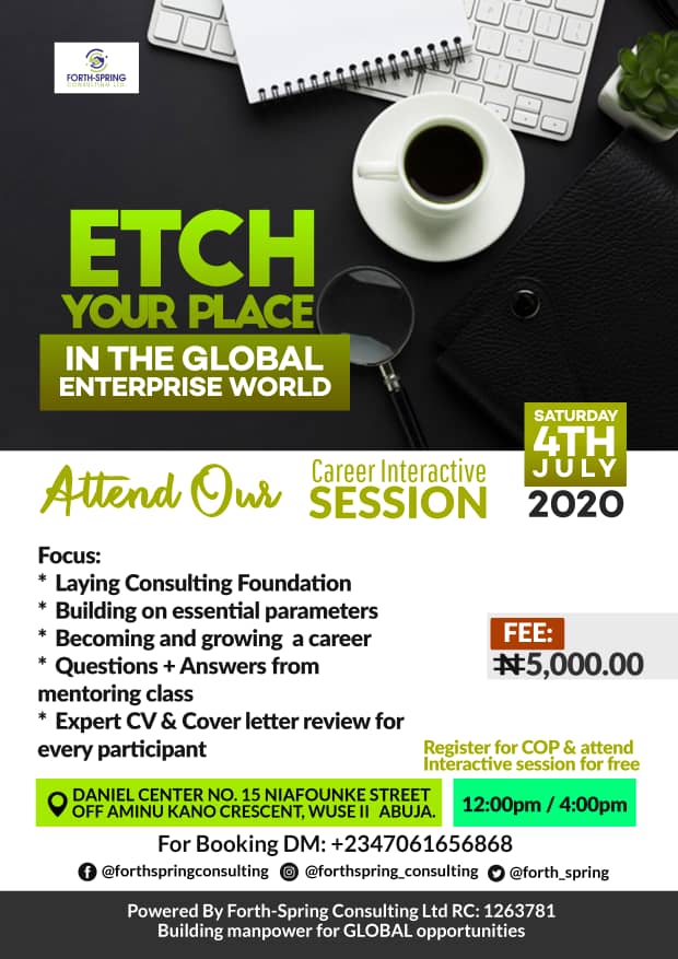forth_spring's tweet image. #Carrer Interactive Session. Take your place in the #Global #Enterprise Economy.