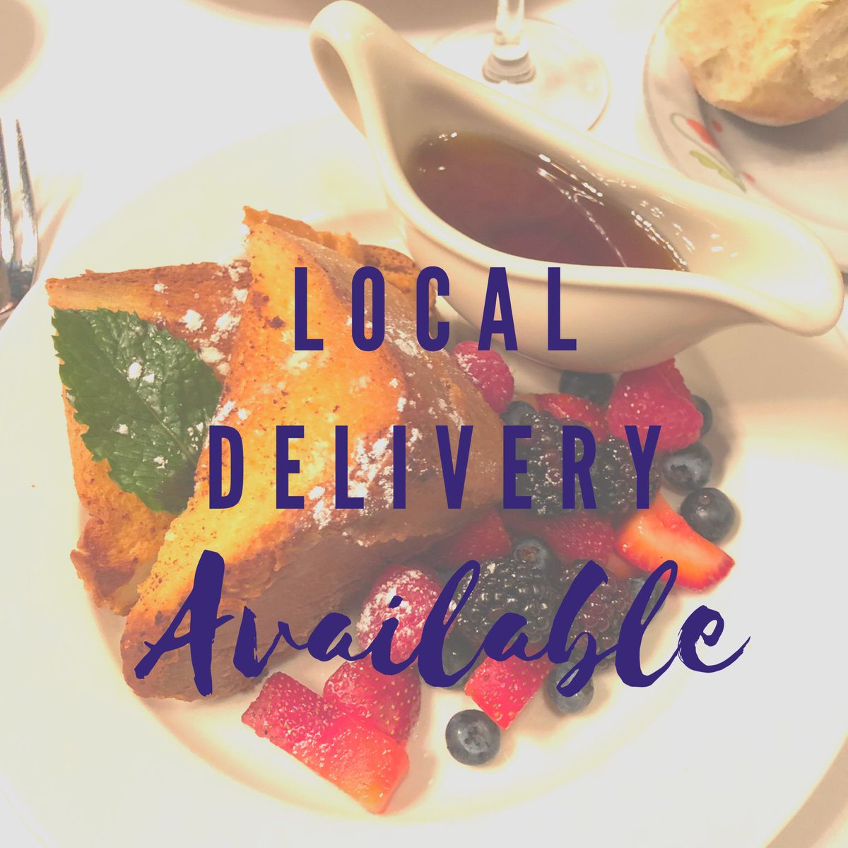 Have you heard? 📣 We now offer free local delivery! Serving lunch and dinner nightly from 12-11pm. Place your order by calling 212-594-1925. Merci!