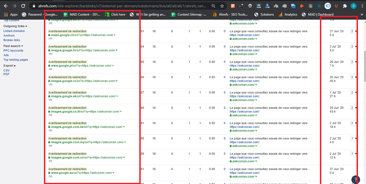 saugathalder's tweet photo. I have analysed back link of many sites including https://t.co/G2E1ElxyJu and seen people manipulating metrics like DA, DR &amp; etc in 30 days by manipulating google using this type of links. 

#AI #ML

@JohnMu
 
@neilpatel
 
@rustybrick
 
@Backlinko
 
@samsgoh
 
@randfish https://t.co/8cVCe234lx