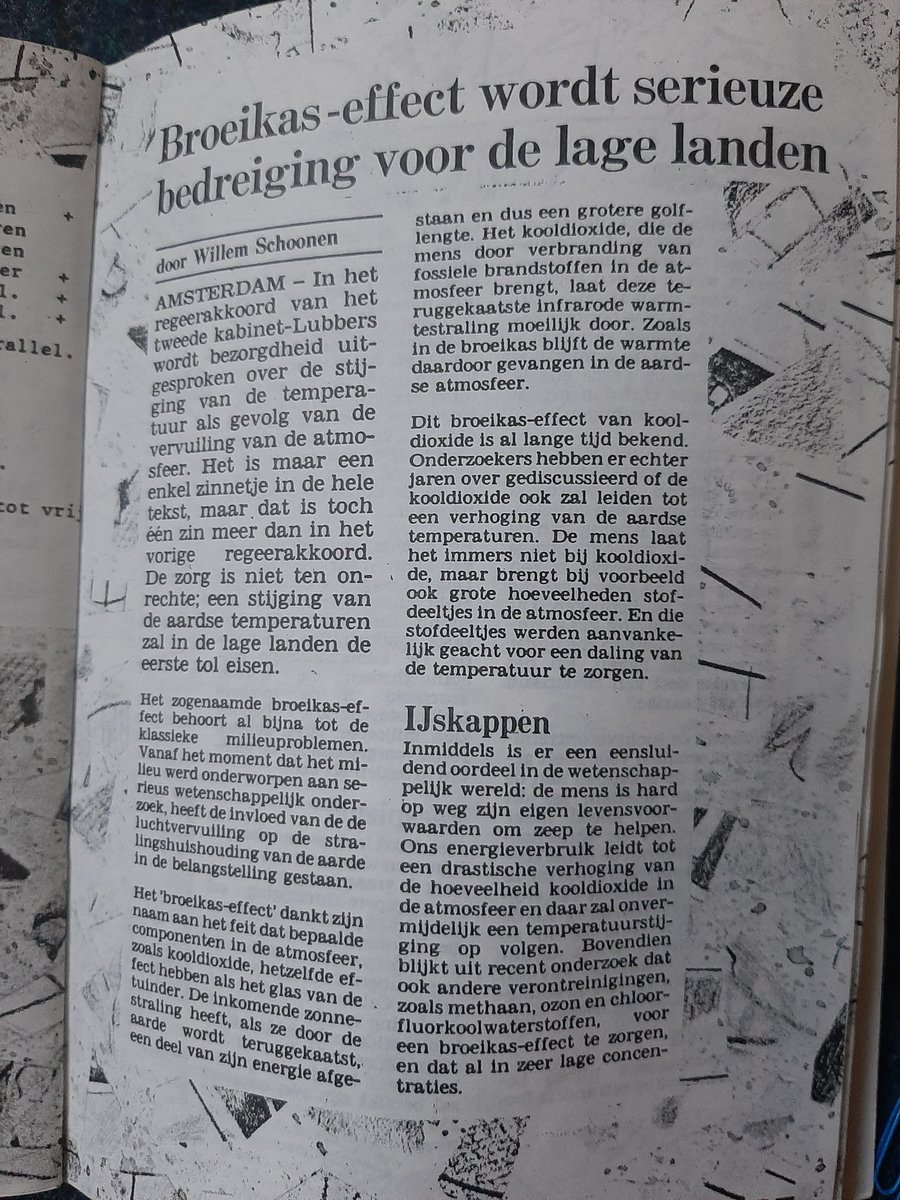 Jaarboekje gevonden van mijn middelbare school in #Almelo.
Tref ik ( 1986) dit aan: