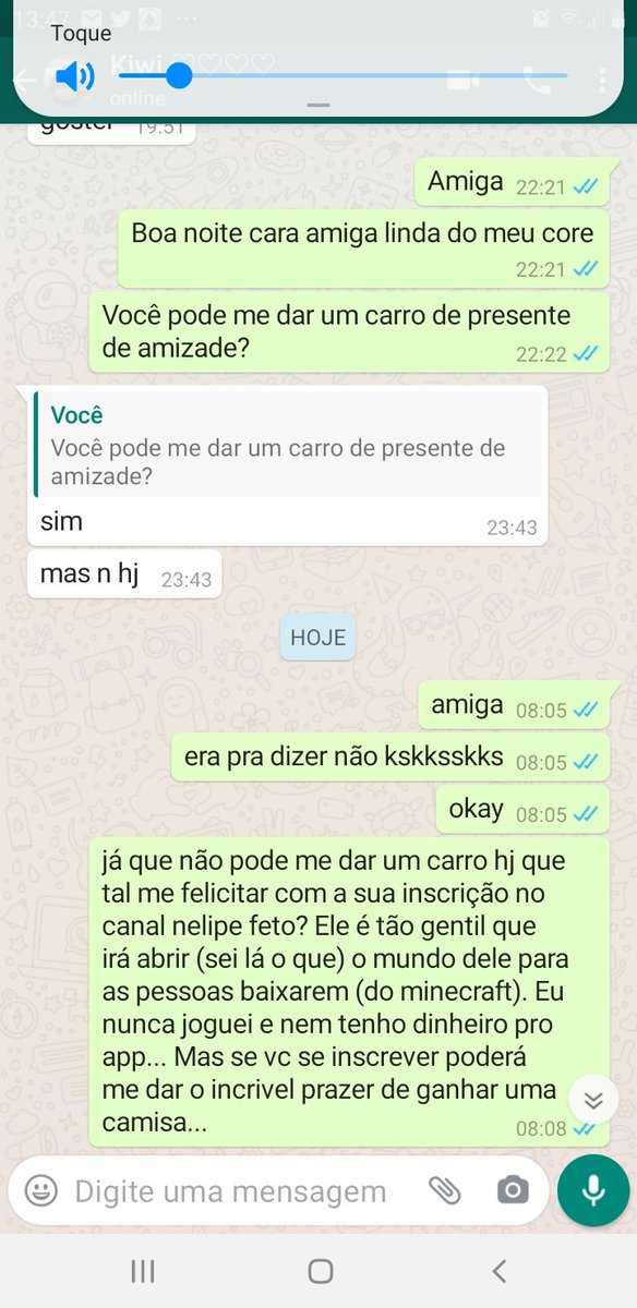 AnaPaul57333705's tweet photo. #felipenetosubs #convertendohaters

Eu perturbando minha amiga que assiste seu canal escondido... EU SEI DONA KIWI

Felipe aprecio muito você seu fofo.... https://t.co/Ye9dGM6ZWk