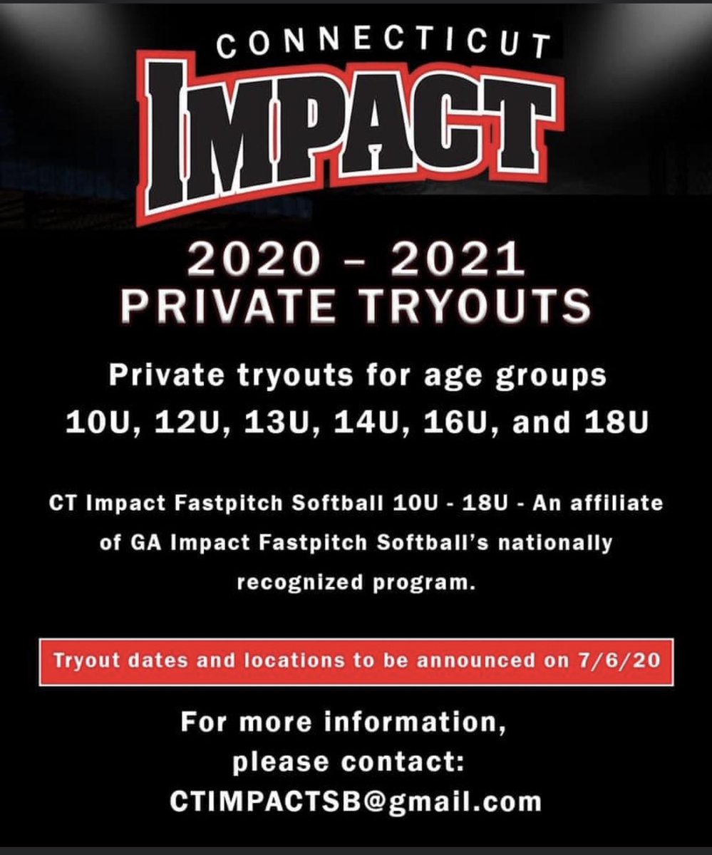 CoachMikeSB's tweet photo. This fall it’s a new beginning! We have joined with nationally know Georgia Impact to bring impact softball to the northeast! You ready to take your game to the next level? Dm me for any info on the upcoming season and tryout dates and location to be posted next week!#CTIMPACT https://t.co/c5z5W90Y8e