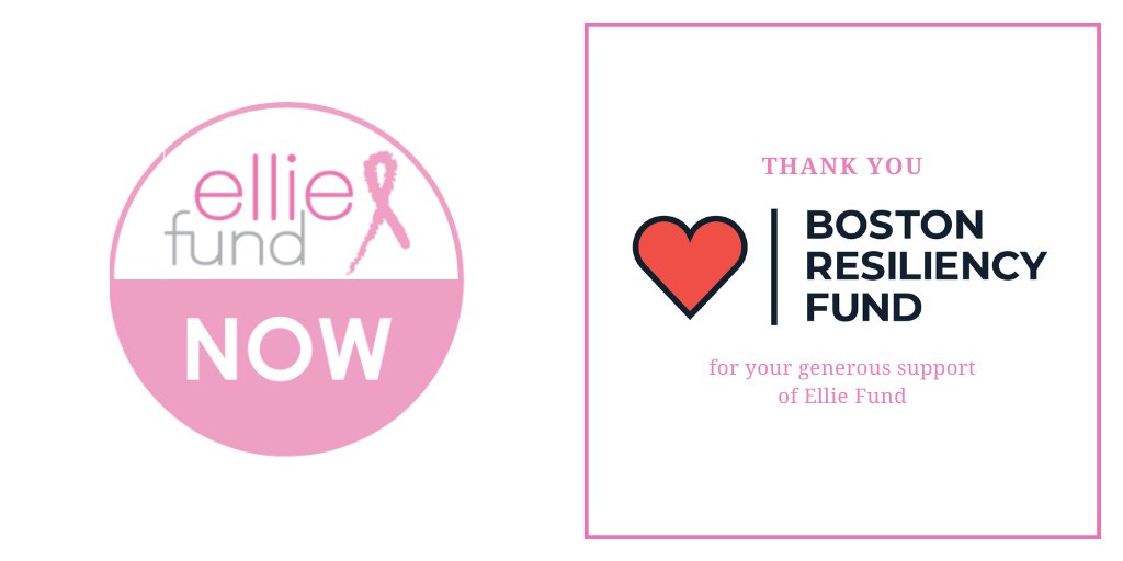 We are so excited to announce our grant from the #BostonResiliencyFund. We want to give a heartfelt thanks to Mayor @marty_walsh and the @CityOfBoston for the generous grant to ensure our patients have safe transportation to treatment & access to nutritious foods. #EllieFundNow